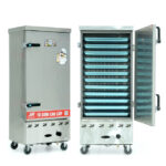 Tủ cơm 12 khay điện gas hấp từ 40kg Gạo/mẻ không điều khiển