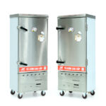 Tủ cơm 12 khay điện gas hấp từ 40kg Gạo/mẻ không điều khiển