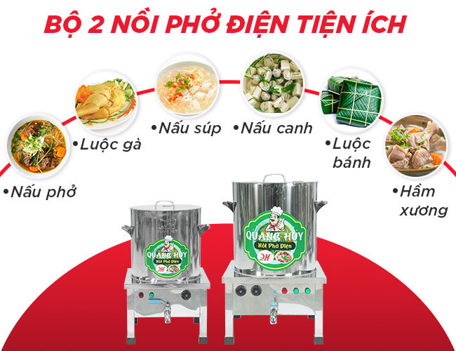 bộ 2 nồi phở điện tiện ích