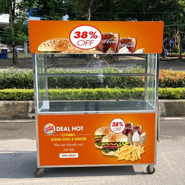 Xe bánh mì hamburger giá bao nhiêu