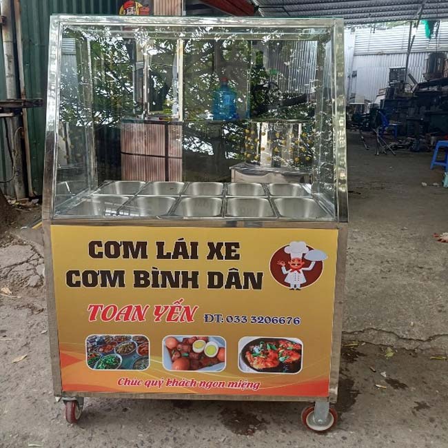 cấu tạo tủ bán cơm bình dân