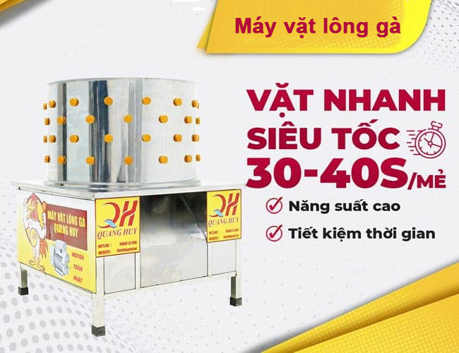 Máy vặt lông gà nhanh siêu tốc