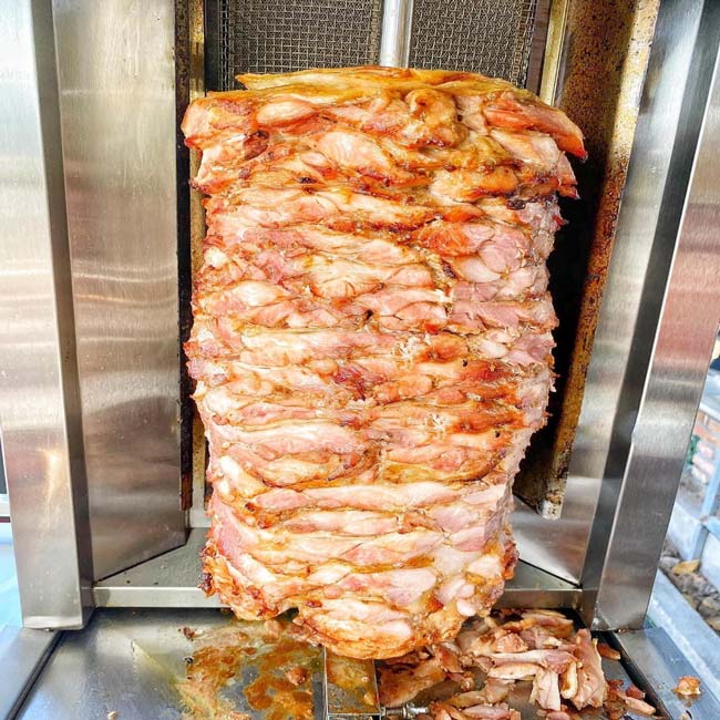 Thành phẩm thịt nướng Doner Kebab