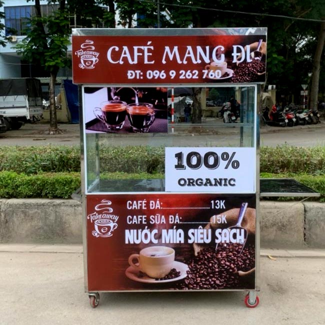 Xe cà phê take away 1m8