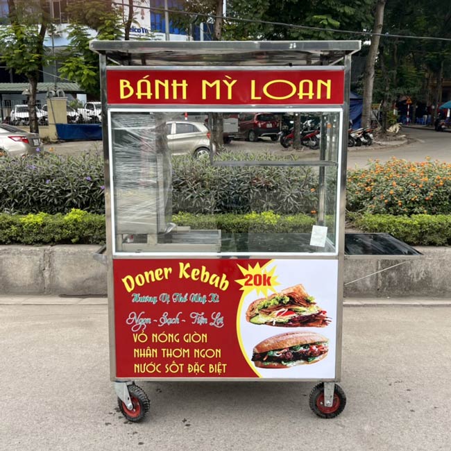 Xe bánh mì có mái che