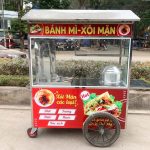 Xe bán bánh mì có lò nướng