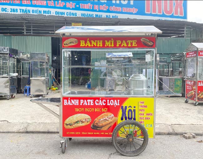 xe bánh mì pate quang huy