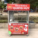 Xe bán bánh mì có lò nướng