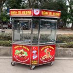 Xe bán bánh mì có lò nướng