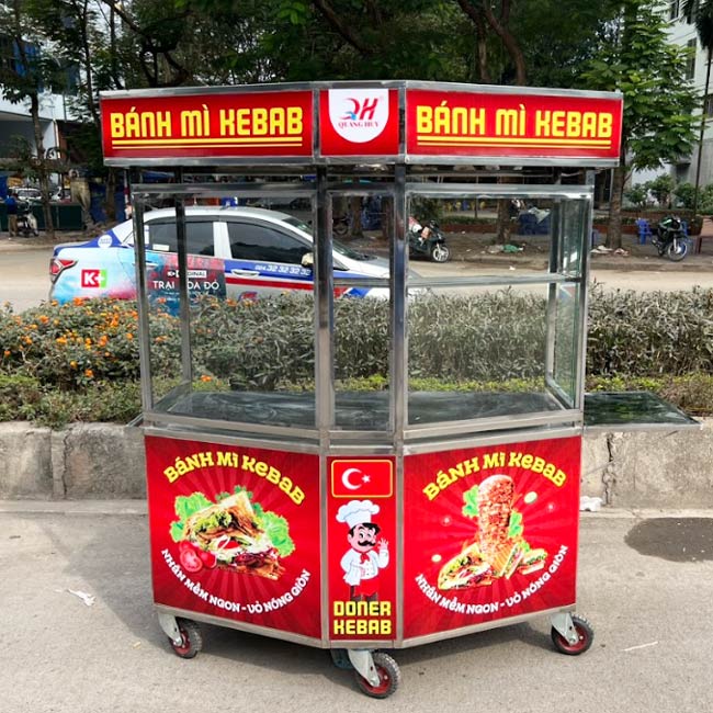 xe bánh mì lục giác