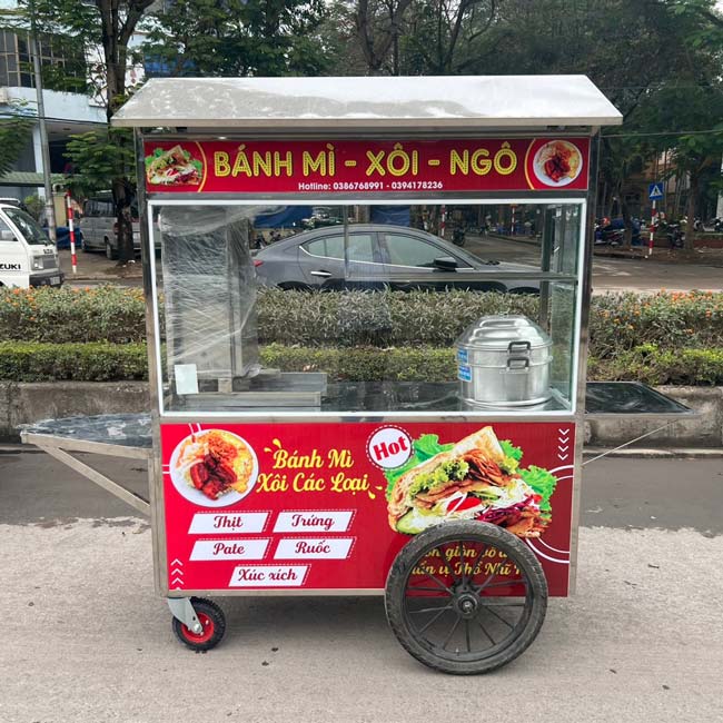 xe bánh mì xôi đẹp