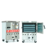 Tủ cơm 4 khay gas hấp từ 13kg Gạo/mẻ