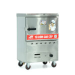 Tủ cơm 4 khay gas hấp từ 13kg Gạo/mẻ
