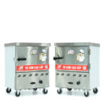 Tủ cơm 4 khay gas hấp từ 13kg Gạo/mẻ