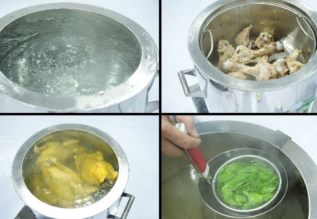 Chế biến đa dạng món ăn