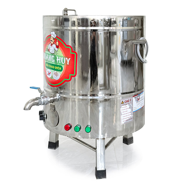 Nồi nấu cháo điện 80l nấu 8kg gạo/mẻ