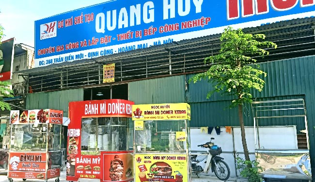 các mẫu xe bán bánh mì thổ nhĩ kỳ quang huy