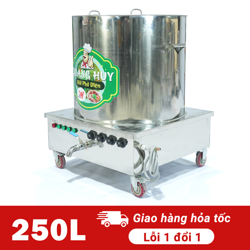 Nồi nấu phở điện 250L QHNP-250