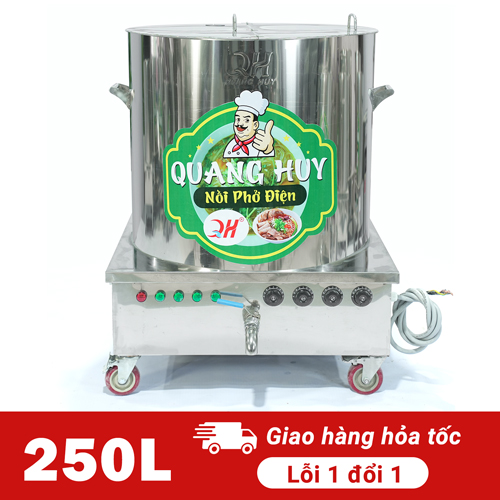 Nồi nấu phở điện 250L QHNP-250