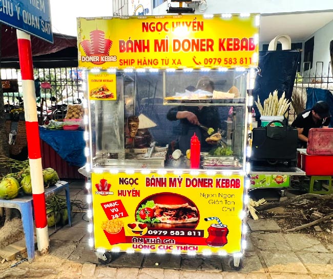 xe doner decal vàng