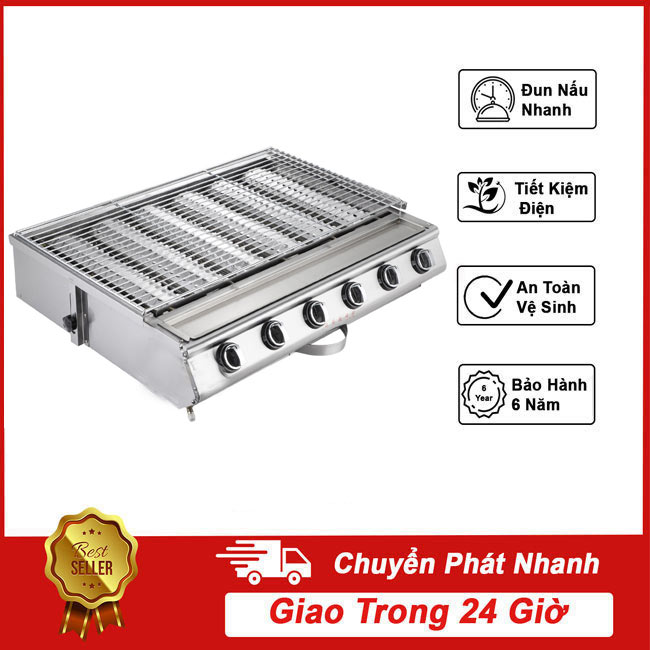 Bếp nướng BBQ 6 họng