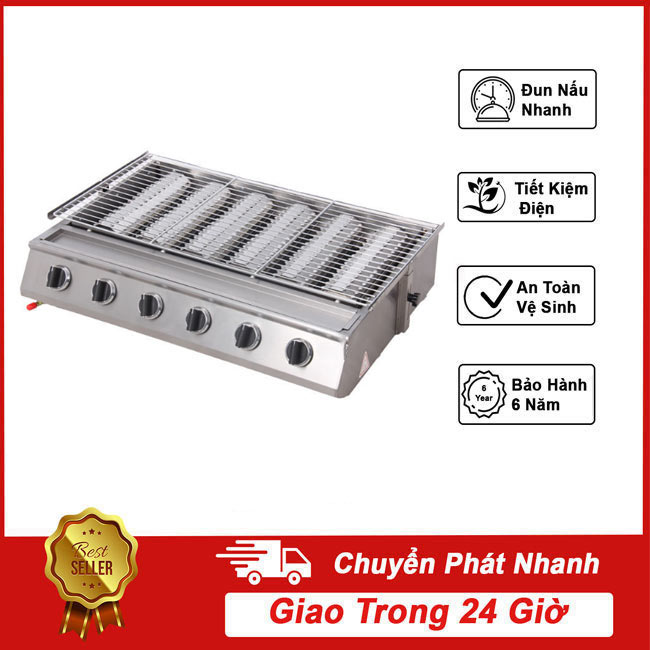 Bếp nướng BBQ 6 họng