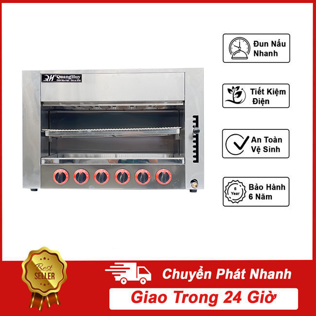 Lò nướng Salamander 6 họng