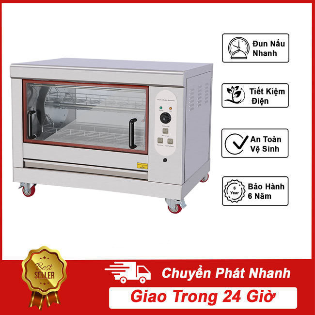 Lò quay vịt gà 6kW