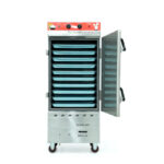 Tủ cơm 10 khay điện gas hấp từ 35kg Gạo/mẻ có điều khiển