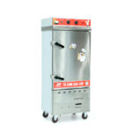 Tủ cơm 10 khay điện gas hấp từ 35kg Gạo/mẻ có điều khiển