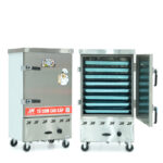 Tủ cơm 8 khay điện gas hấp từ 26kg Gạo/mẻ không điều khiển
