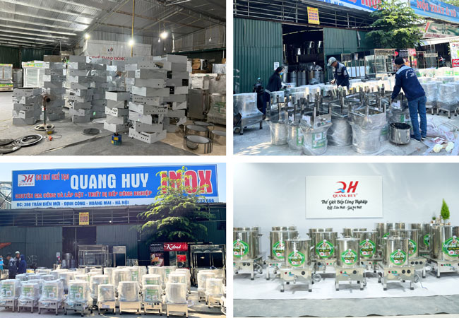 ảnh xưởng sản xuất nồi phở