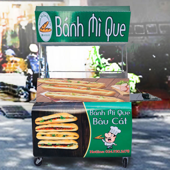 xe bánh mì que đẹp