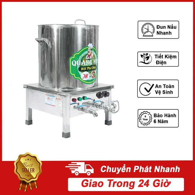 Nồi nấu phở điện 2 ngăn 60 lít