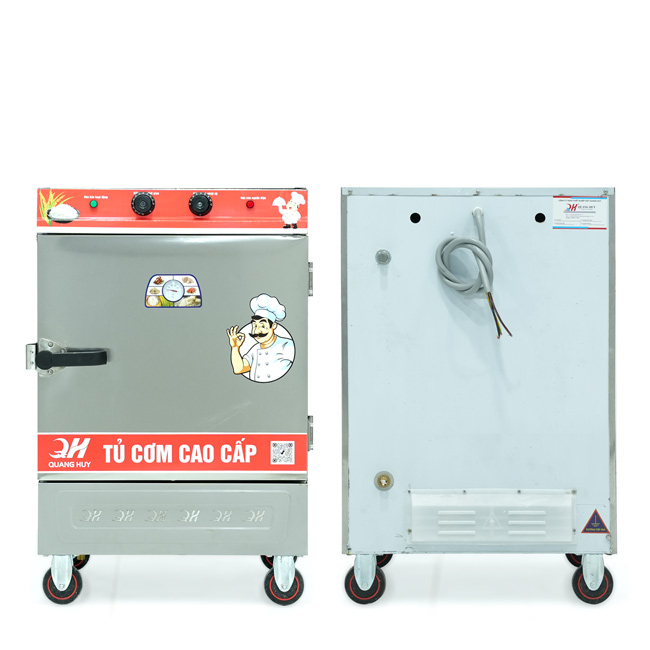 Tủ cơm 6 khay điện hấp từ 20kg Gạo/mẻ có điều khiển