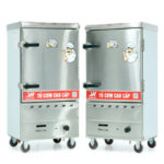 Tủ cơm 8 khay gas hấp từ 26kg Gạo/mẻ