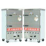 Tủ cơm 8 khay gas hấp từ 26kg Gạo/mẻ