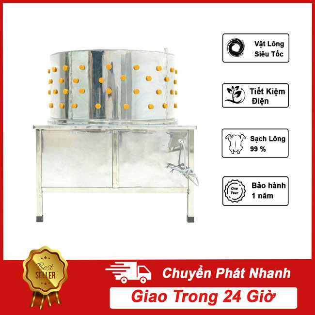 Máy Vặt Lông Gà Phi 120 Vặt từ 12 Con/Mẻ