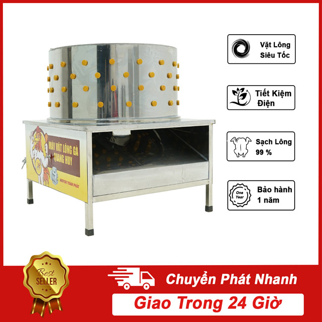 Máy Vặt Lông Gà Phi 100 Vặt từ 10 Con/Mẻ