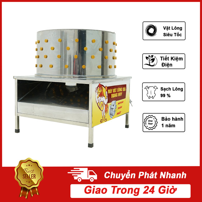 Máy Vặt Lông Gà Phi 100 Vặt từ 10 Con/Mẻ