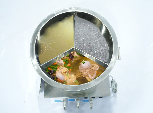 Nồi nấu phở 3 ngăn Quang Huy