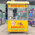 Xe bánh mì có Lò Nướng mái vòm 1m2 LN1200-V