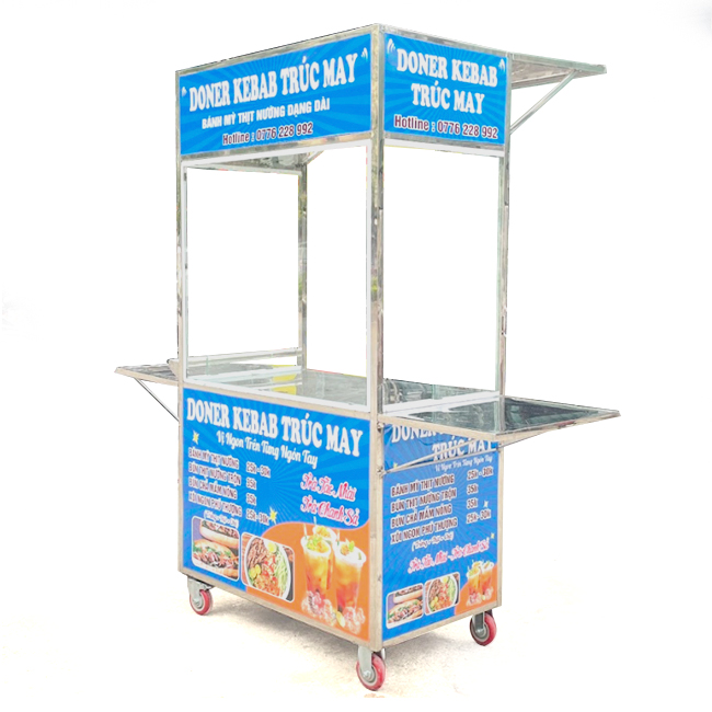 Xe bánh mì Thổ Nhĩ Kỳ mái bằng 90cm NK900-B