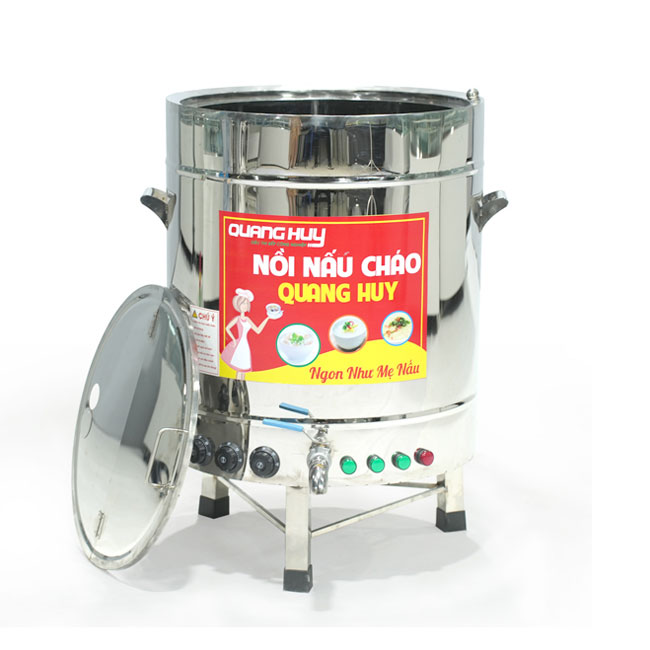 Nồi nấu cháo công nghiệp 200l nấu 20kg gạo/mẻ