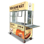 Xe bánh mì bánh bao Tiệm Mây 1m5