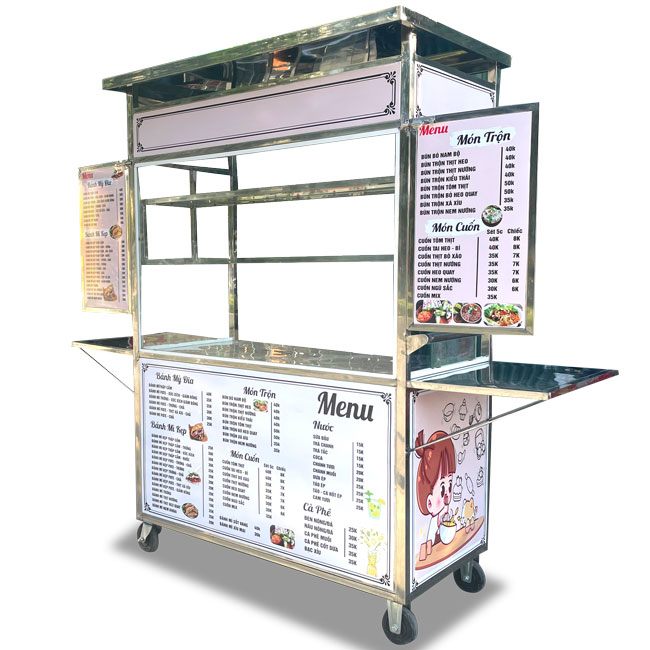 Xe bánh mì đồ ăn uống các loại 1m2