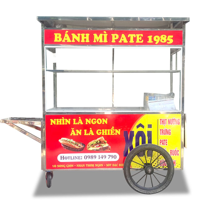 Xe bán bánh mì pate 1985 1m6