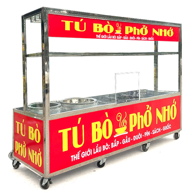 Tủ bán phở 2m2 Tú Bò P2200-B