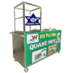 Tủ Quầy Bán Phở Tích Hợp Bộ 2 Nồi Phở Điện 30 – 100L