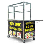 Xe đẩy bán bún mọc 1m2 đen B1200-B